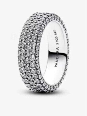 Pandora Timeless Pav?? Triple-row Ring